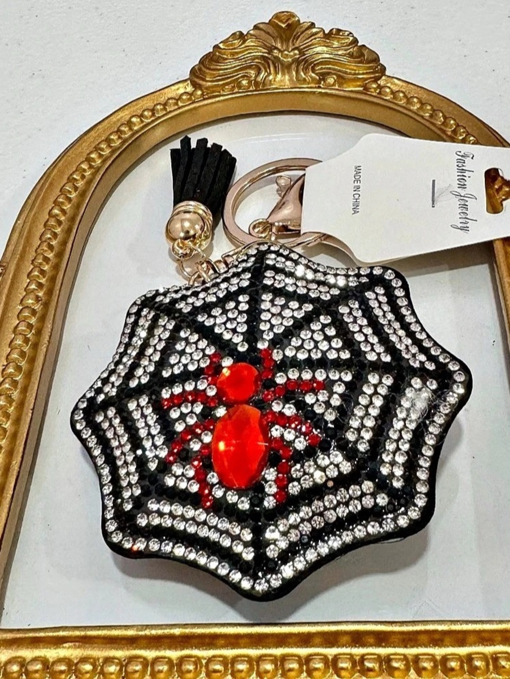 New Spiderweb Spider Keychain  Bag Charmj